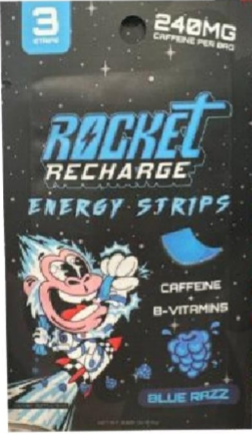 Rocket Recharge Energy Strips – 3 Strips | Display Box of 25