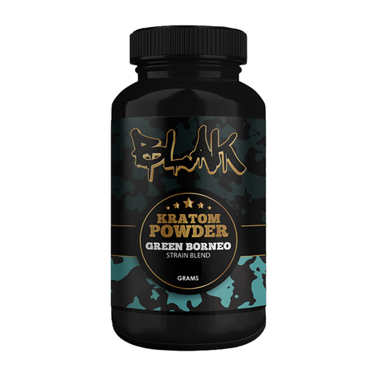 Blak Green Borneo Kratom Strain Blend Powder