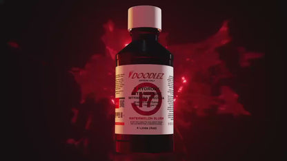 Doodlez 7-Hydroxy Kratom Syrup – 4oz Bottles, 60mg 7-OH – 4 Count Display Box