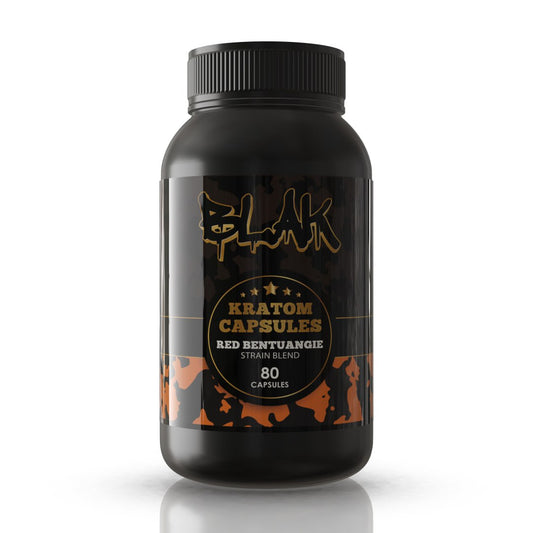Blak Red Bentuangie Kratom Capsules – 80ct Bottle