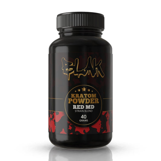 Blak Red Maeng Da Kratom Powder – 40 Grams Bottle
